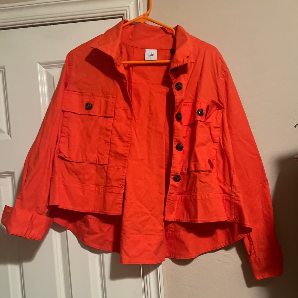 Orange Cabi jacket size small